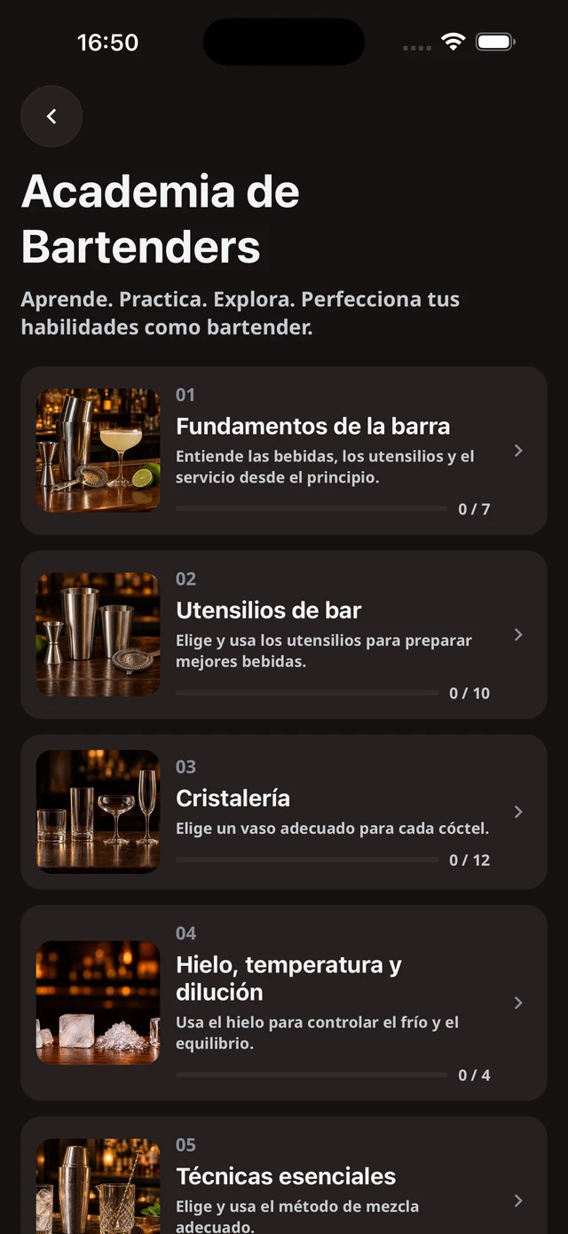 Academia de Bartenders