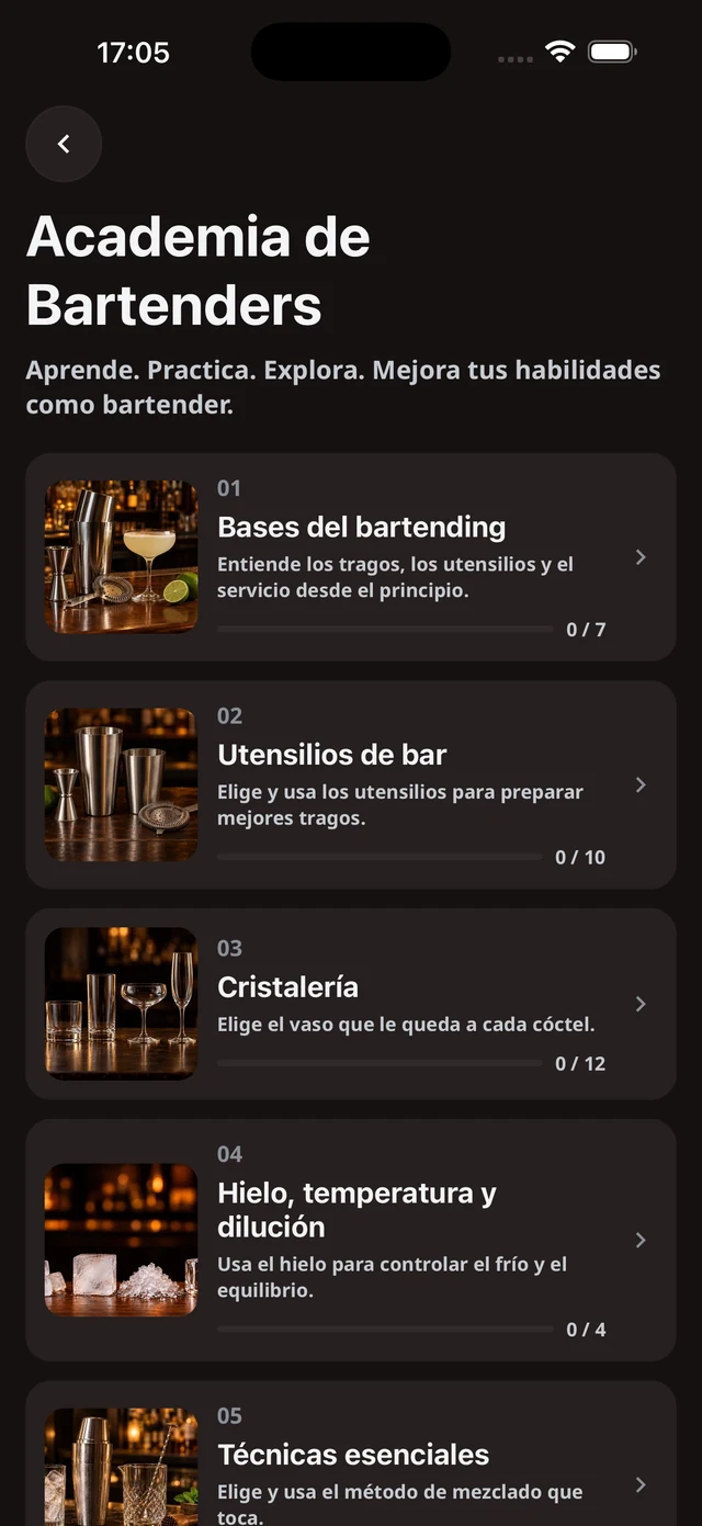 Academia de Bartenders