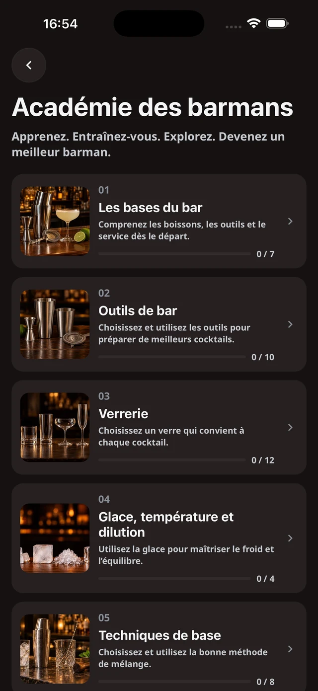 Académie des barmans
