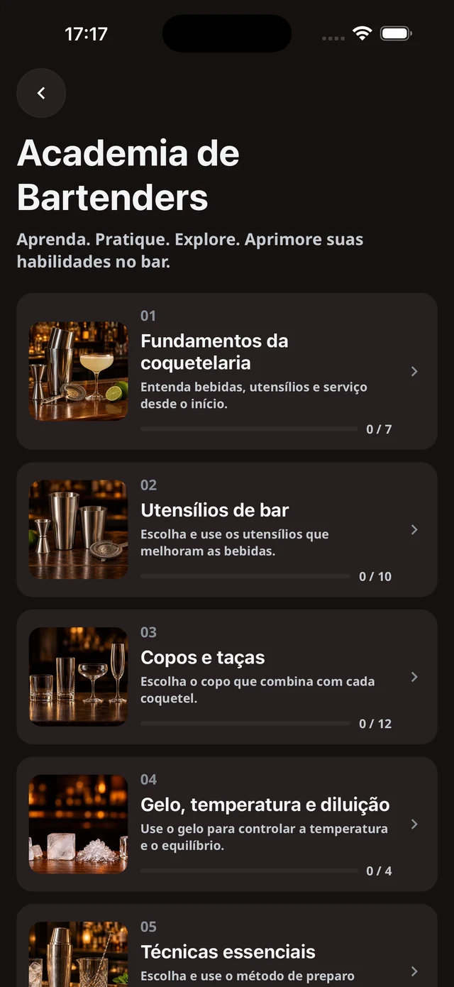Academia de Bartenders