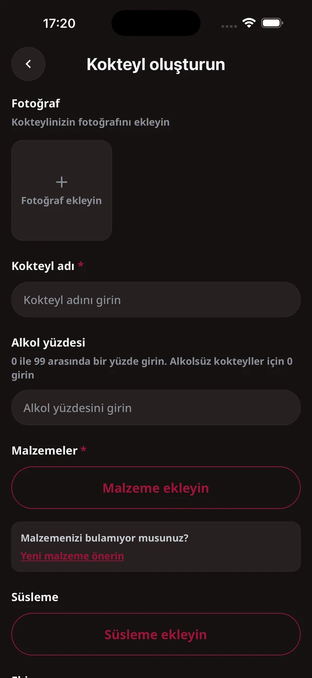 Kendi tariflerin