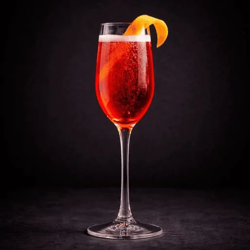 Poinsettia cocktail