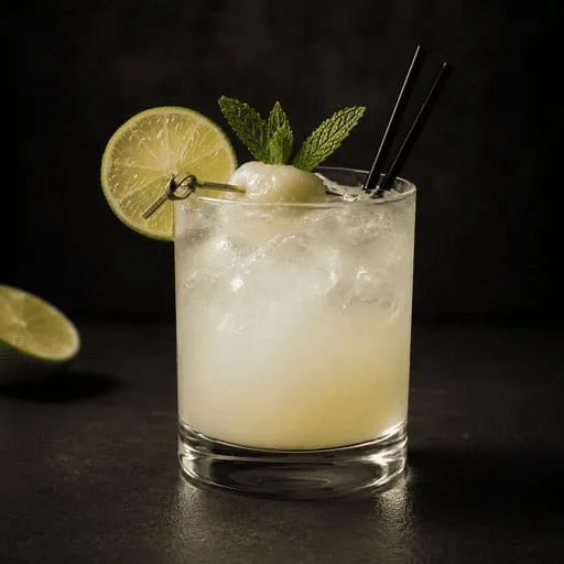 Lychee Fizz cocktail