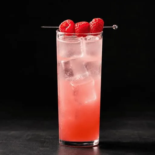 Cocktail Fizz al lampone