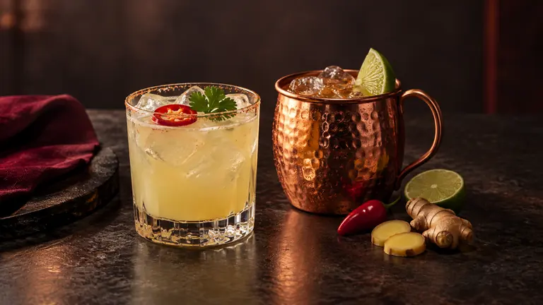Picante de la Casa y Moscow Mule con guindilla y jengibre
